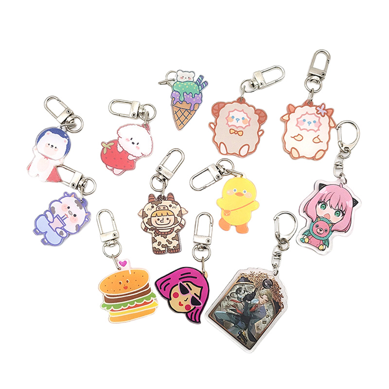 Sublimation Clear Acrylic Keychains Custom Acry...