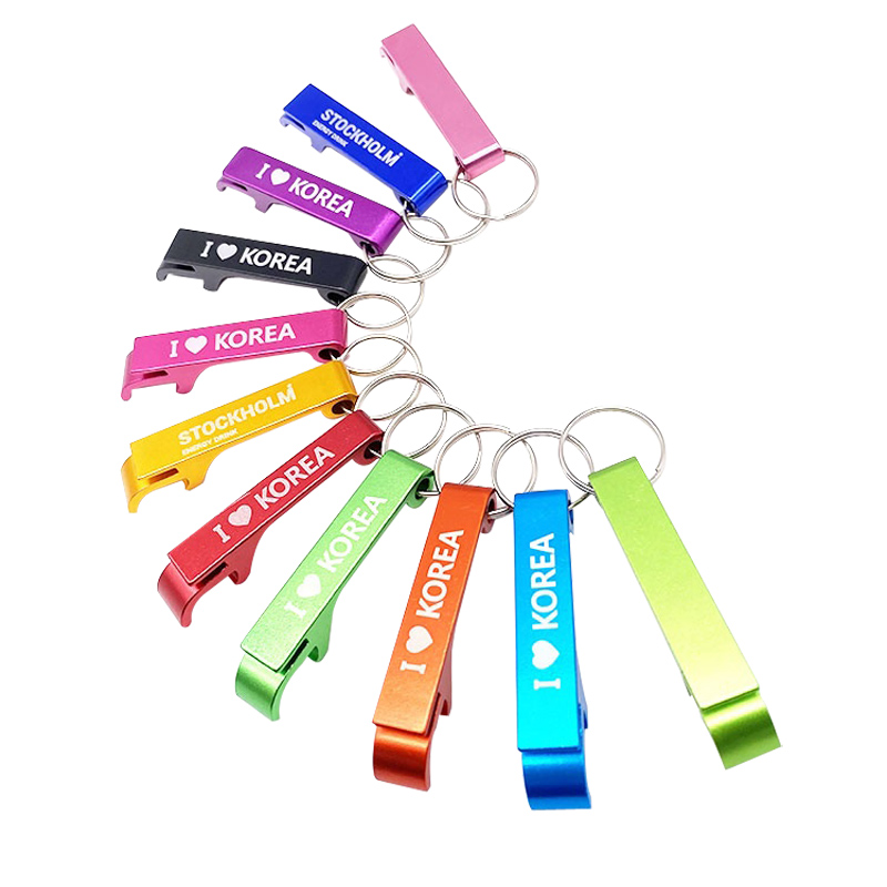 Custom Beer Bottle Openers Keychain Aluminum Bo...