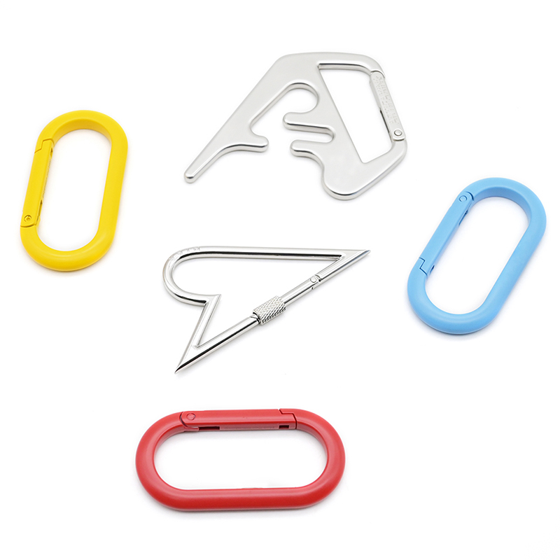 Locking Heart Carabiner Keychain Clip Snap Hook...