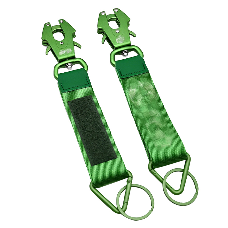 Custom Jacquard Keychain Wrist Strap Short Lany...