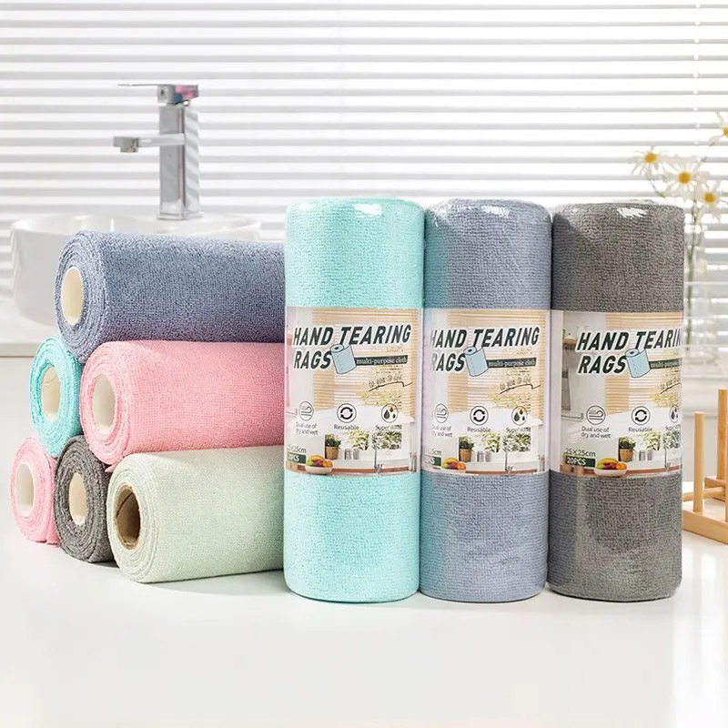Disposable Cloth Hand Towels Disposable Dish Cloths On A Roll For Kitchen