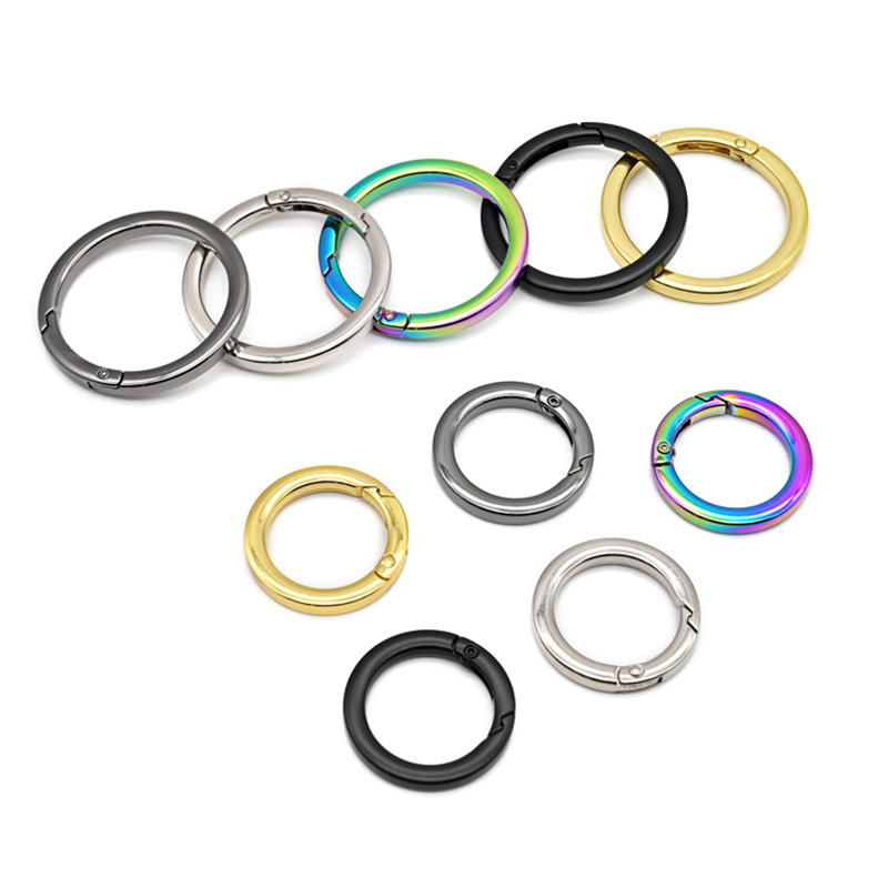 Carabiner Round Keychain
