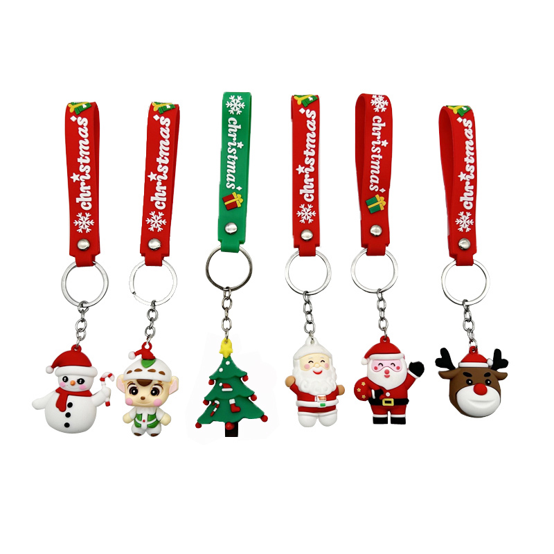 Wholesale Christmas Tree Keyring Santa Snowman ...