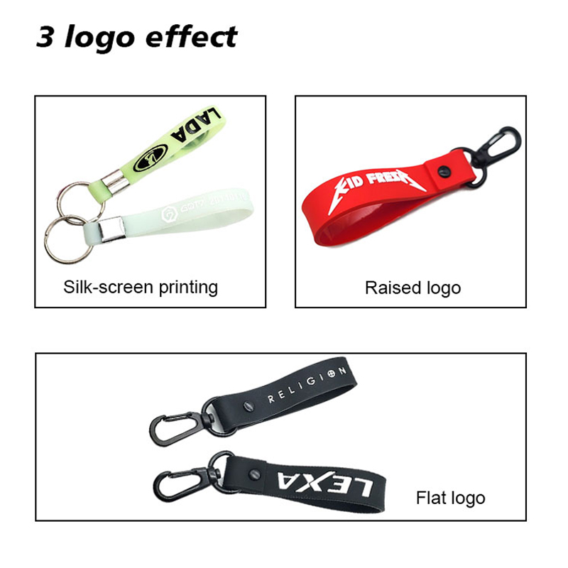 Silicone Rubber Keyrings