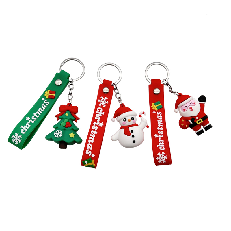Christmas Limited Edition: Santa Claus, Snowman, and Reindeer Keychains